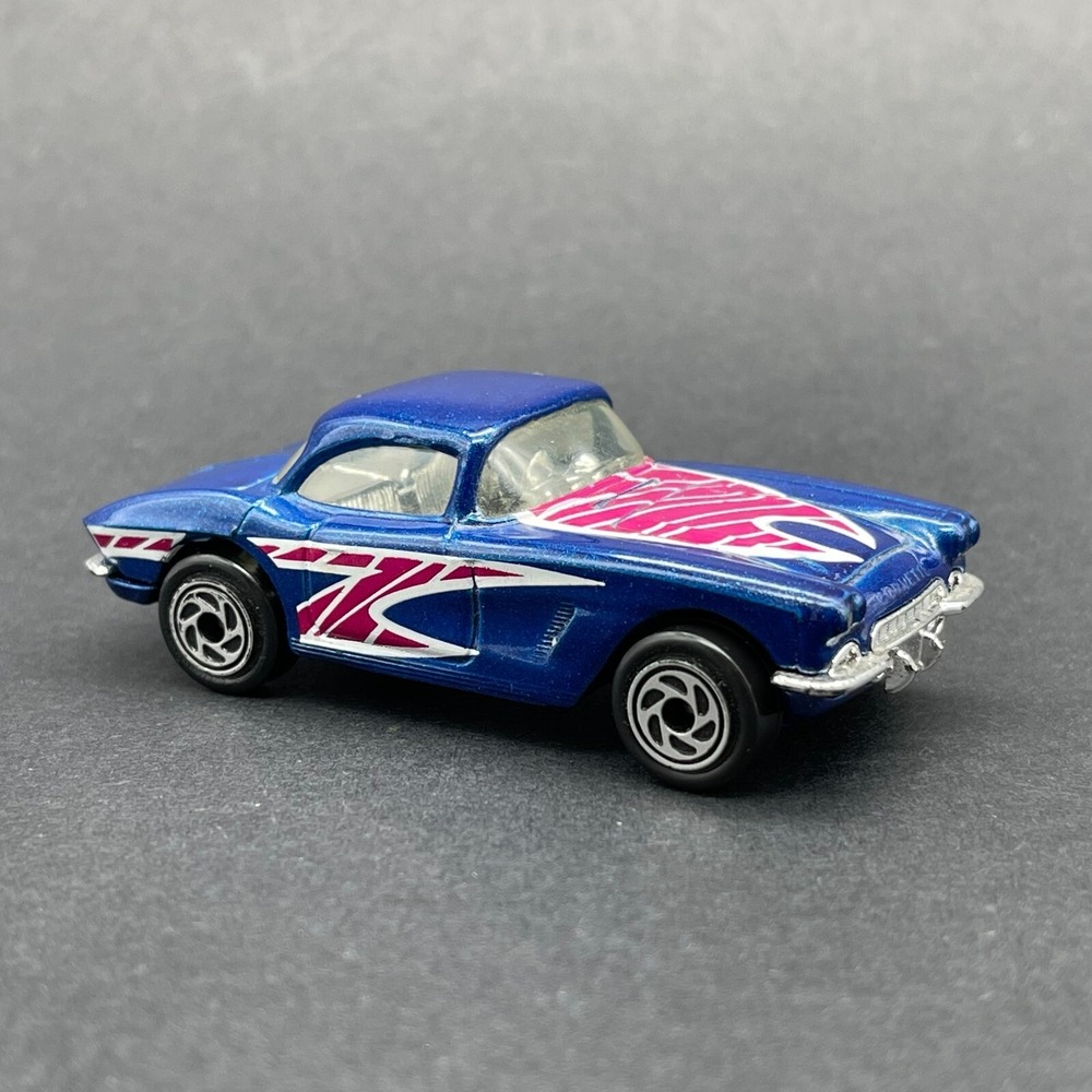 Matchbox Superfast 1962 '62 Chevrolet Chevy Corvette‎ Coupe Blue Diecast 1/58